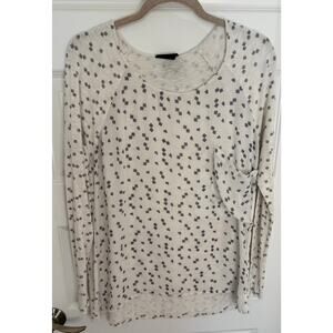 T-SHIRT Los Angeles Long Sleeve Geometric Print Blouse Made in USA Size M